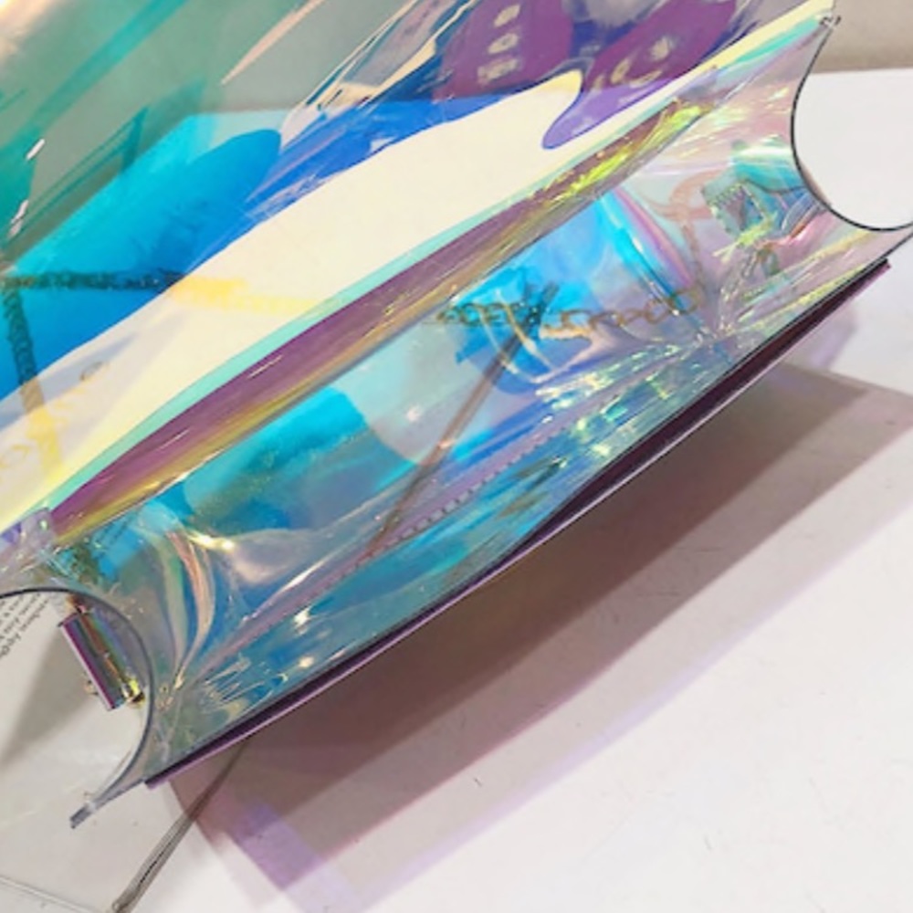 Iridescent clear shoulder bag - Picture 3 of 6